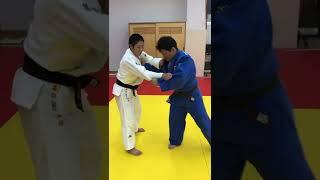 【#柔道168】柔道の基本練習、足技（大内刈り→送り足払い）Basic practice of judo Foot technique （OOUCHIGARI→OKURIASIBARAI）