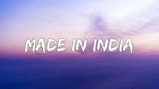 Made In India  -  Alisha Chinai  (Lyrics )