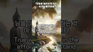 매일 아침을 여는 부처님 명언 마음속 깨달음의 길