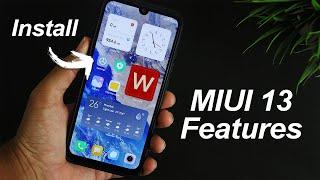 Install MIUI 13 Features On MIUI 12 | Game Turbo 4.0 | MIUI 13 Launcher | MIUI 13 iOS Widgets