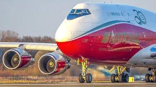 60 MINUTES PURE AVIATION - BOEING 747, Airbus A380 ... Airplane Highlights of March (4K)