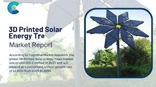 3D Printed Solar Energy Trees Market Report 2024 (Global Edition)