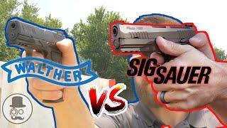 Walther Q4SF vs Sig Sauer P320 AXG Scorpion - Metal Striker Showdown!