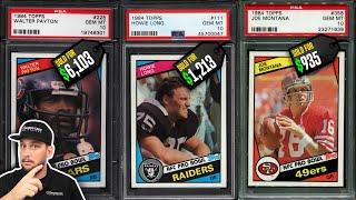 TOP 10 Highest Selling 1984 Topps Football Cards recently sold on eBay