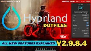 ML4W Dotfiles for HYPRLAND 2.9.8.4. New HYPRLAND settings app, icons, animations and more.