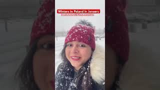 Winter wonderland Poland | Geet Vlogs | Life in Poland