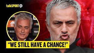 Mourinho Claims He Could STILL WIN Premier League with Man Utd Ahead of Europa League Reunion! 