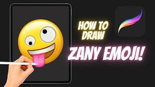 Let's Draw a Zany Emoji with me on Procreate! #celinexdesigns #procreate #emojisdrawing