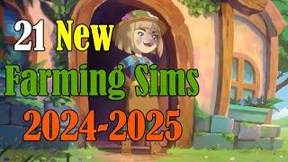 21 New  Upcoming Farming Sims Games of 2024 & 2025 / Switch, PS5,PS4, Xbox One,PC, Xbox Series X -S