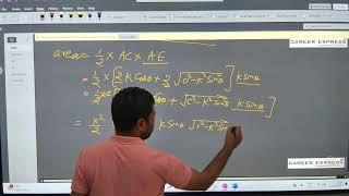 IPMAT Indore 2024 Paper QA: The side AB of a triangle ABC is c. The median BD is of length k. If ...