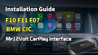 CIC BMW 5 Series CarPlay Android Auto installation F10/F11 (2010-2012) MR12volt