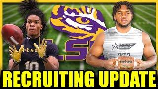 LSU RECRUITING UPDATE: 5⭐️ IOL Darius Gray takes OV, 4⭐️ Safety Dylan Purter SHUTS DOWN Recruitment