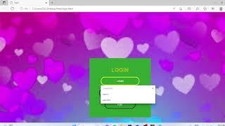 login validation web page\\html, css and javascript\\web programming
