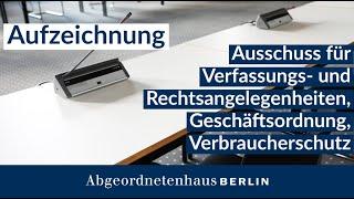 53. Sitzung des Ausschusses für Verfassungs- und Rechtsangelegenheiten (...) am 26.02.2025