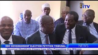 Edo Governorship Election Petition Tribunal: Gov. Okpebholo Closes Case After Presenting One Witness