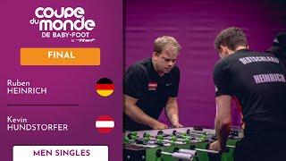 2022 ITSF World Cup - Men Singles Final - Ruben HEINRICH  vs Kevin HUNDSTORFER 