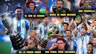  ASÍ REACCIONÓ EL MUNDO AL BICAMPEONATO DE ARGENTINALEO MESSI CAMPEÓN DE LA COPA AMÉRICA VS PRENSA