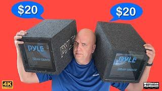 How BAD is this $20 Subwoofer? Pyle PLQB10 Reviewed and Tested