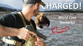 BEAR DEFENSE with the 10mm semi Auto Handgun? Bear Spray vs Gun