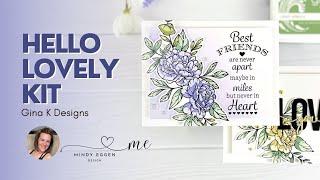 Hello Lovely Card Kit With Gina K Designs