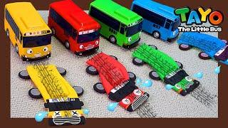 Tayo Heroes Compilation l Tayo and the little buses have been laid down l Toys for Kids