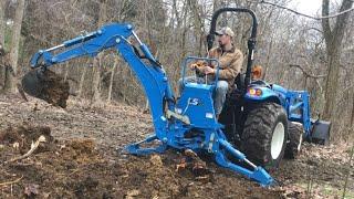 #195 Clearing land and preparing Build site, Dirt work / Stump removal