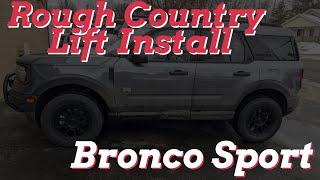 Installing a Rough Country Lift on a Bronco Sport