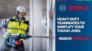 YOUR BOSCH PROFESSIONAL TEAMMATES FOR CONSTRUCTION WORK.