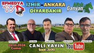 02.11.2024 Cumartesi Diyarbakır, İzmir ve Ankara At Yarışları Altılı Ganyan Tahminleri