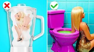 ¡De Barbie Pobre A Bratz Rica! *Fantásticos Trucos de Muñeca & Manualidades Virales DIY*