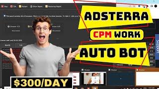 Adsterra Earning Trick | Adsterra High CPM Course | Adsterra Loading Method |