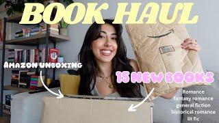 AMAZON BOOK UNBOXING HAUL 15 new books! [Book haul]