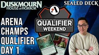 Let's Qualify For The Arena Championship! | Qualifier Weekend Day 1| Duskmourn Sealed Deck | MTGA