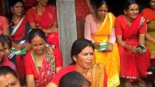 talking to disadvantaged women in a nepali village.m4v