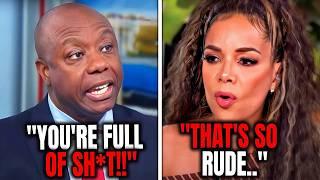 Tim Scott SHUTS DOWN Sunny Hostin During HUGE DEBATE Live On Air