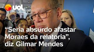 Plano de golpe: Anistia não faz sentido e seria absurdo afastar Moraes, diz Gilmar Mendes