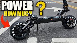 This is DANGEROUS the World's WILDEST E-scooter TEVERUN FIGHTER SUPREME 7260R Full REVIEW!