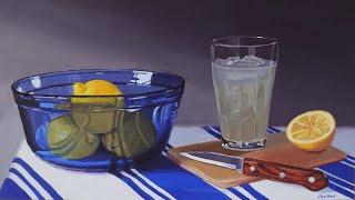 How to Paint the Illusion of Transparent Glass With Acrylics