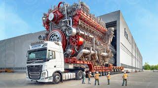 INSIDE The Building of the World's Largest & Most Powerful Ship Diesel Engine Ever Built