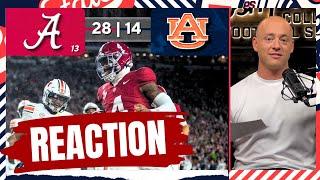 Alabama Beats Auburn - Josh Pate Rapid Reaction