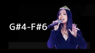 Susan Huang Mid/Upper Register Showcase / 黄绮珊爬音阶 / G#4 - F#6