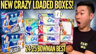CRAZY CARDS FOR THE NEW CLASS (1/1)!  2024-25 Bowman University Best Basketball Hobby & Delight