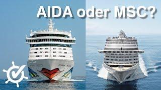 AIDA oder MSC - Der Vergleich