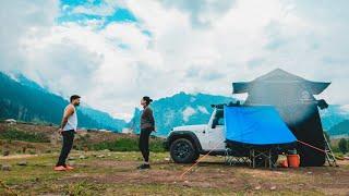 SOLO Camping with my Girlfriend in KASHMIR | Relaxing & Cozy OVERLAND Experience in SONAMARG | EP01