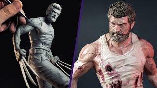 Sculpting Wolverine [ LOGAN ] Timelapse