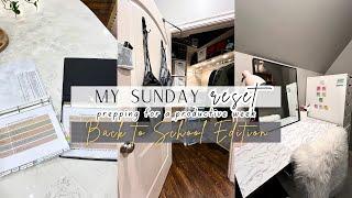  ️SUNDAY RESET | BACK TO SCHOOL PREP | MEAL BINDER | SCHOOL BINDER | HOW TO EASILY STAY ORGANIZED