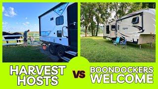 Harvest Hosts vs Boondockers Welcome: Which RV Club is Better?