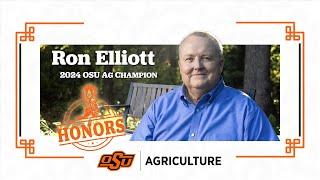 2024 OSU Agriculture Champion: Dr. Ronald Elliott