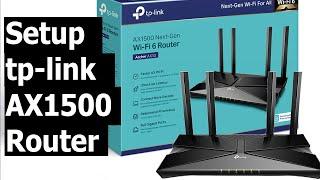 How to setup tp link ax1500 router