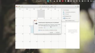 Sincronizando Google Calendar con Calendario Elementary OS Freya